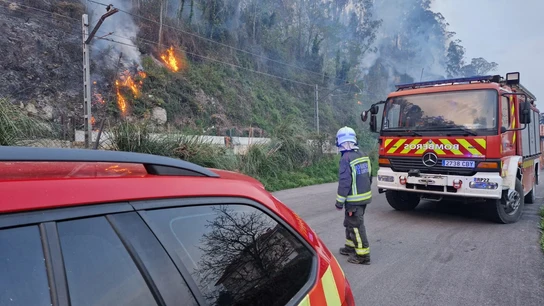Incendio forestal en Cantabria Incendio forestal en Cantabria