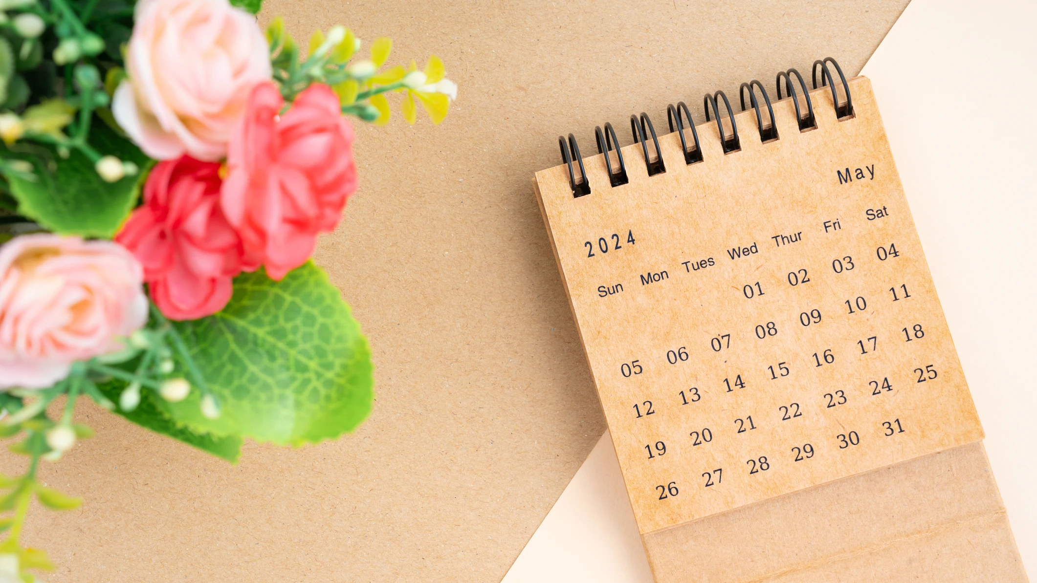 Calendario de mayo de 2024
