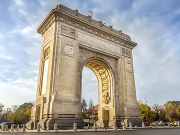 Arco del triunfo de Bucarest, en Rumania Arco del triunfo de Bucarest, en Rumania