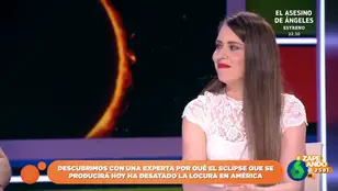 La divulgadora Mar Gómez desvela en Zapeando por qué el próximo eclipse solar ha desatado la locura en América