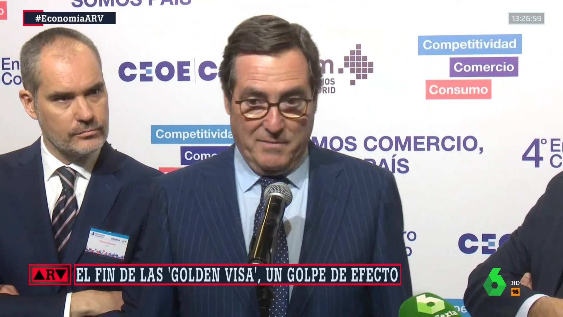 El presidente de la CEOE, Garamendi