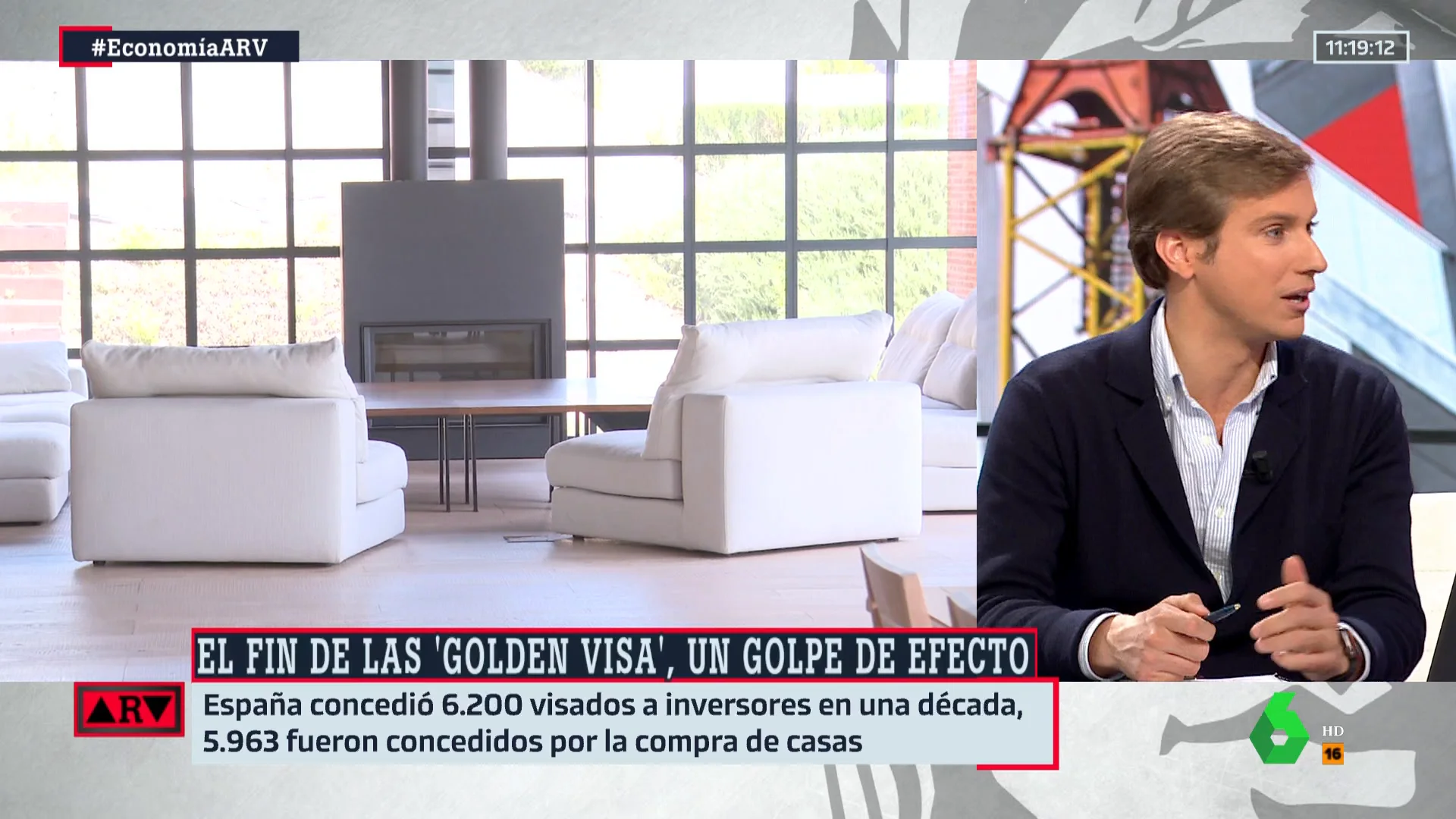 ARV-Pepe Luis Vázquez, sobre el fin de las 'Golden Visa': "No es ni siquiera un parche para el problema de la vivienda" ARV-Pepe Luis Vázquez, sobre el fin de las 'Golden Visa': "No es ni siquiera un parche para el problema de la vivienda"