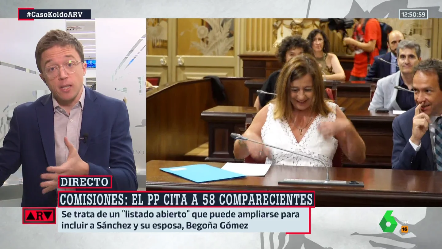 ARV- Errejón, sobre la comisión de investigación en el Senado: "Al PP, si no le garantizan que va a ganar el partido no sale a jugarlo" ARV- Errejón, sobre la comisión de investigación en el Senado: "Al PP, si no le garantizan que va a ganar el partido no sale a jugarlo"
