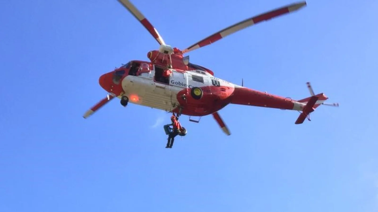 Un helicóptero del 112 de Canarias