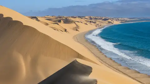 El desierto de Namib, en Namibia, en África