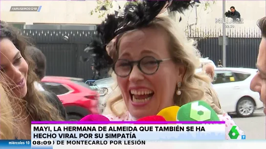 Mayi, la simpática hermana de Almeida que se ha hecho viral: "Ha encontrado su felicidad y su media naranja" Mayi, la simpática hermana de Almeida que se ha hecho viral: "Ha encontrado su felicidad y su media naranja"