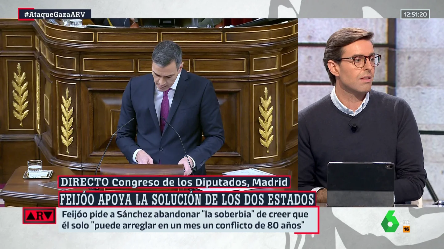 ARV- Montesinos asegura que Génova tiene clara su postura sobre el reconocimiento del Estado palestino: "El problema ha sido Aznar" ARV- Montesinos asegura que Génova tiene clara su postura sobre el reconocimiento del Estado palestino: "El problema ha sido Aznar"