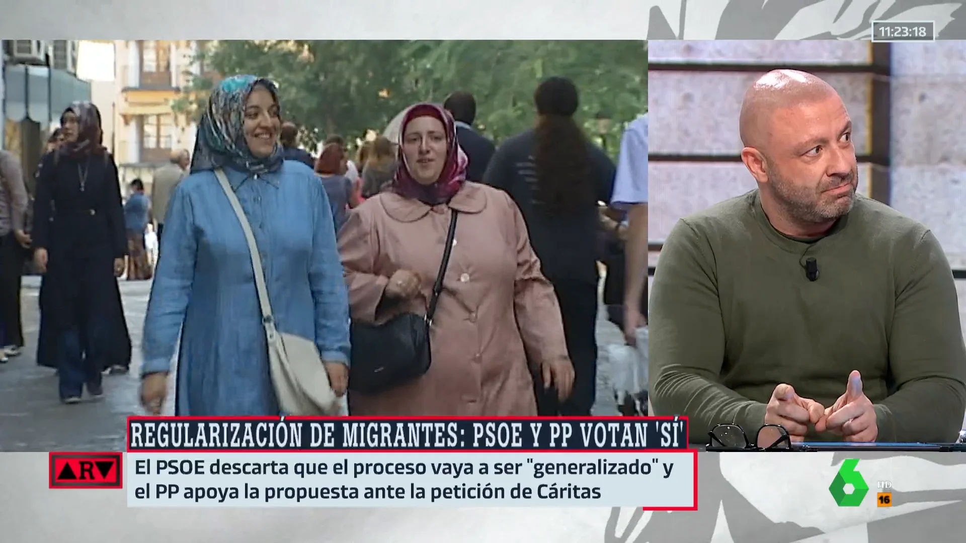 ARV- Rafa López, sobre la regularización de migrantes: "España se enfrenta al espejo de su hipocreía"