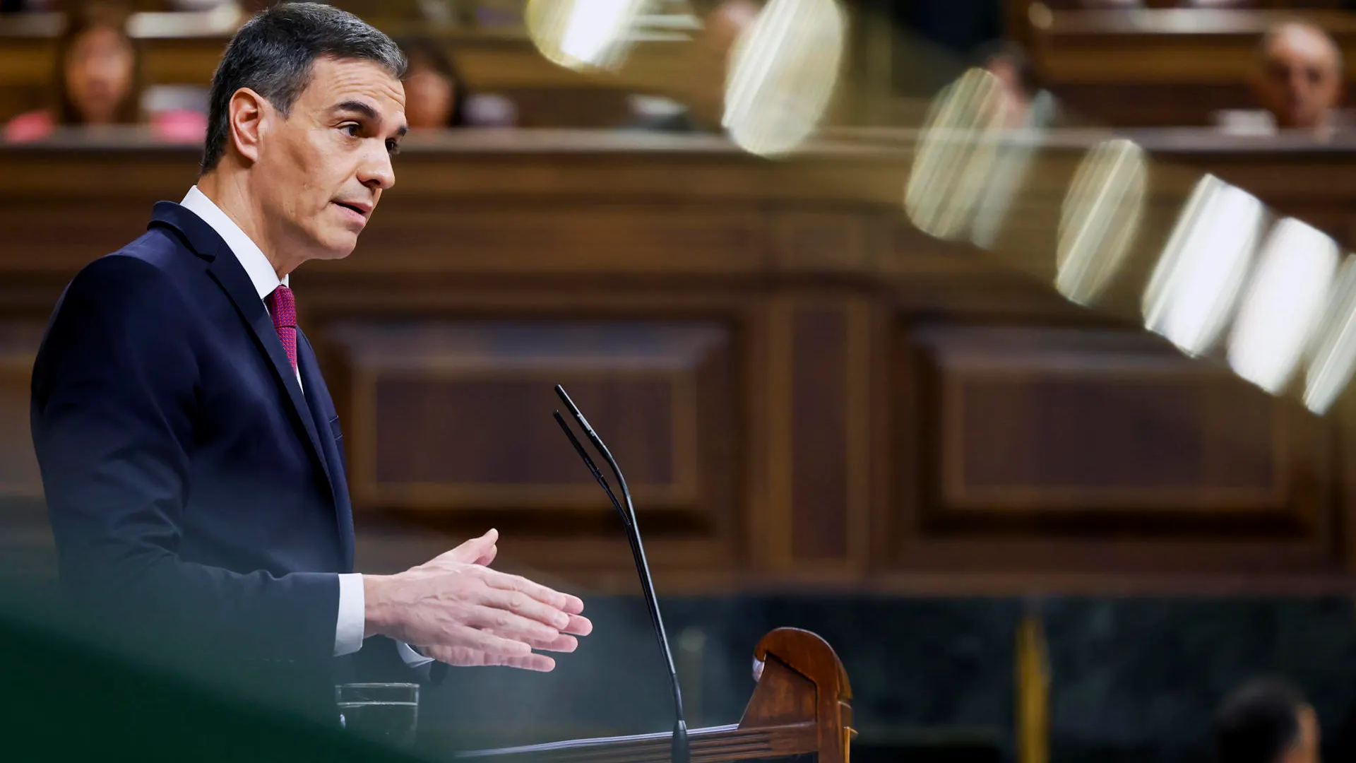 Imagen de archivo de Pedro Sánchez en el Congreso de los Diputados.