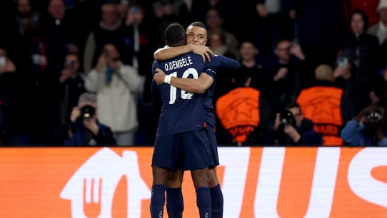 Dembélé y Mbappé Dembélé y Mbappé
