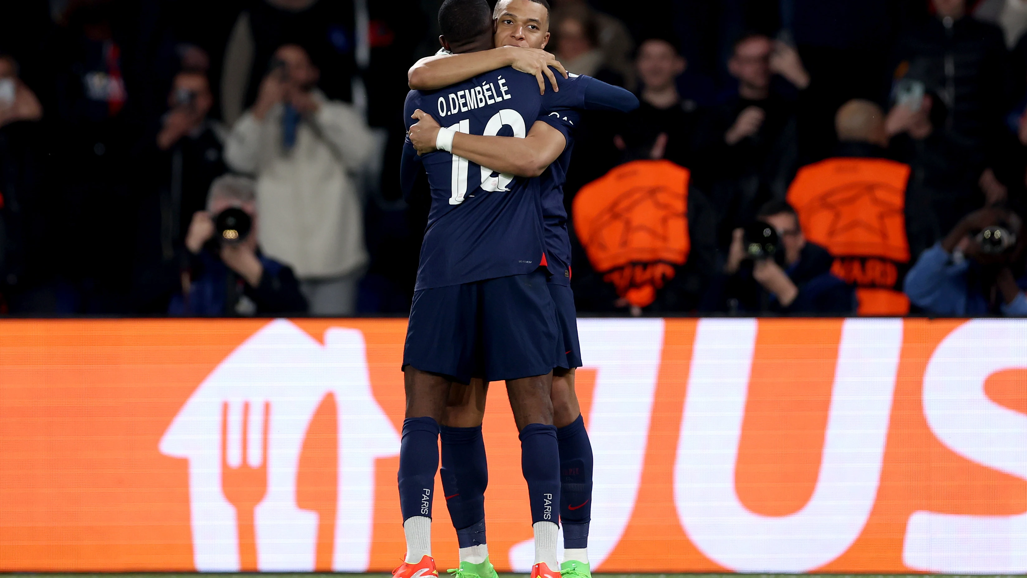 Dembélé y Mbappé