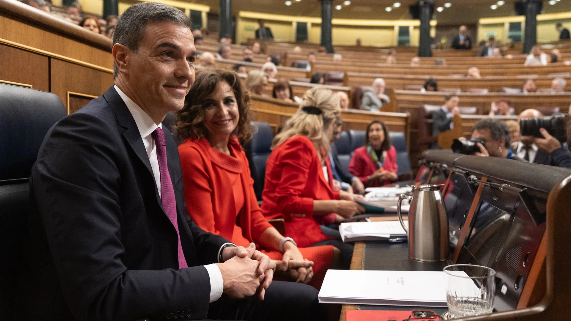 El presidente del Gobierno, Pedro Sánchez, en el Congreso de los Diputados