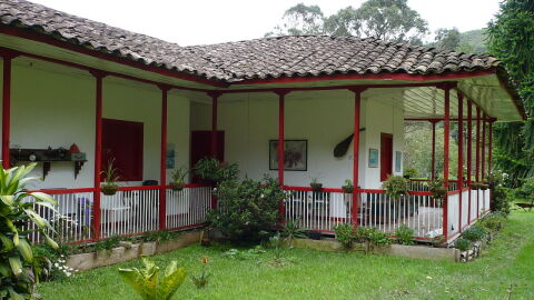 Hacienda en el Eje Cafetero de Colombia