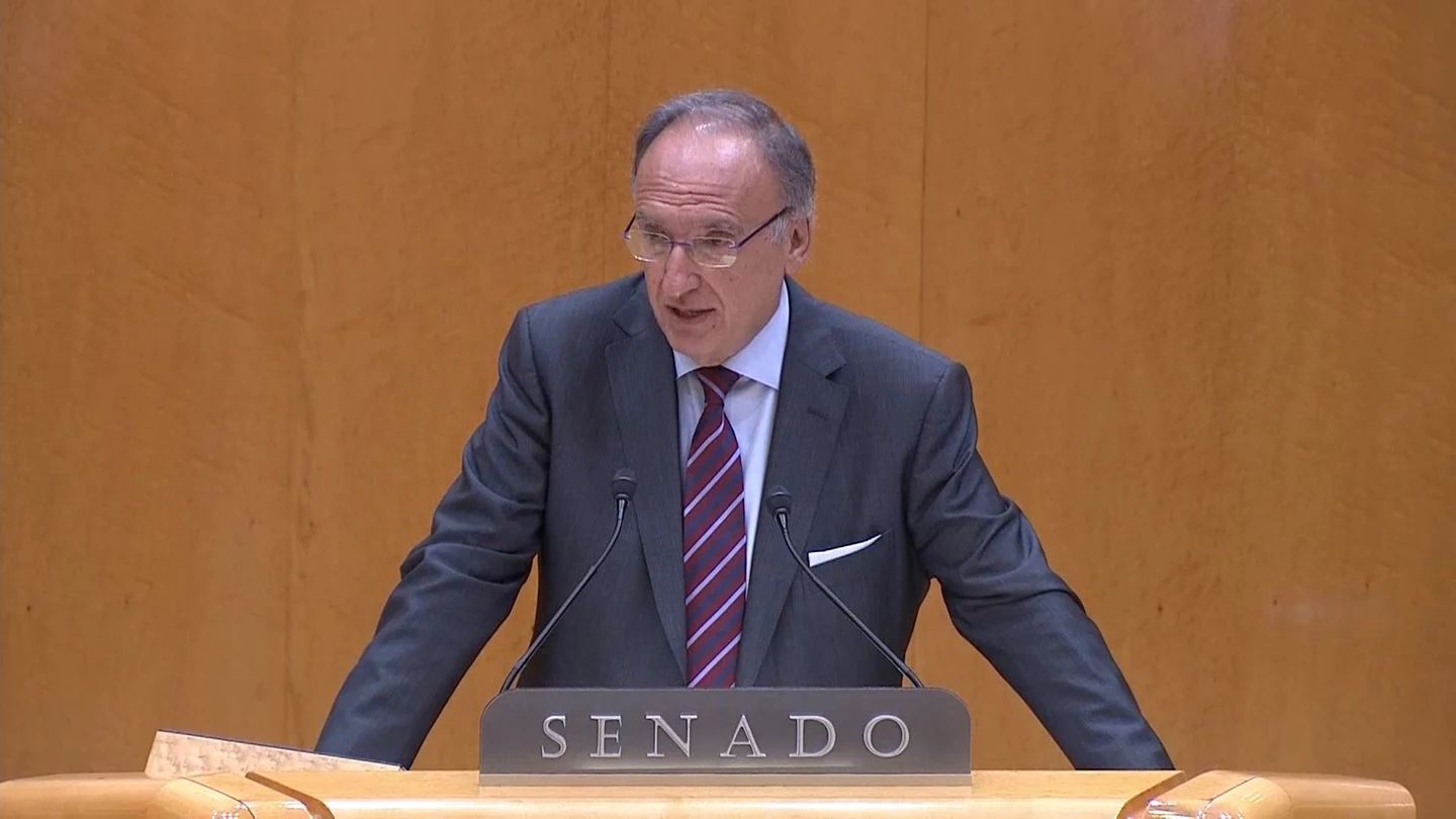 El senador del PSOE Francisco Manuel Fajardo, en una intervención El senador del PSOE Francisco Manuel Fajardo, en una intervención