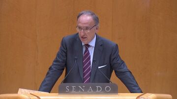 El senador del PSOE Francisco Manuel Fajardo, en una intervención