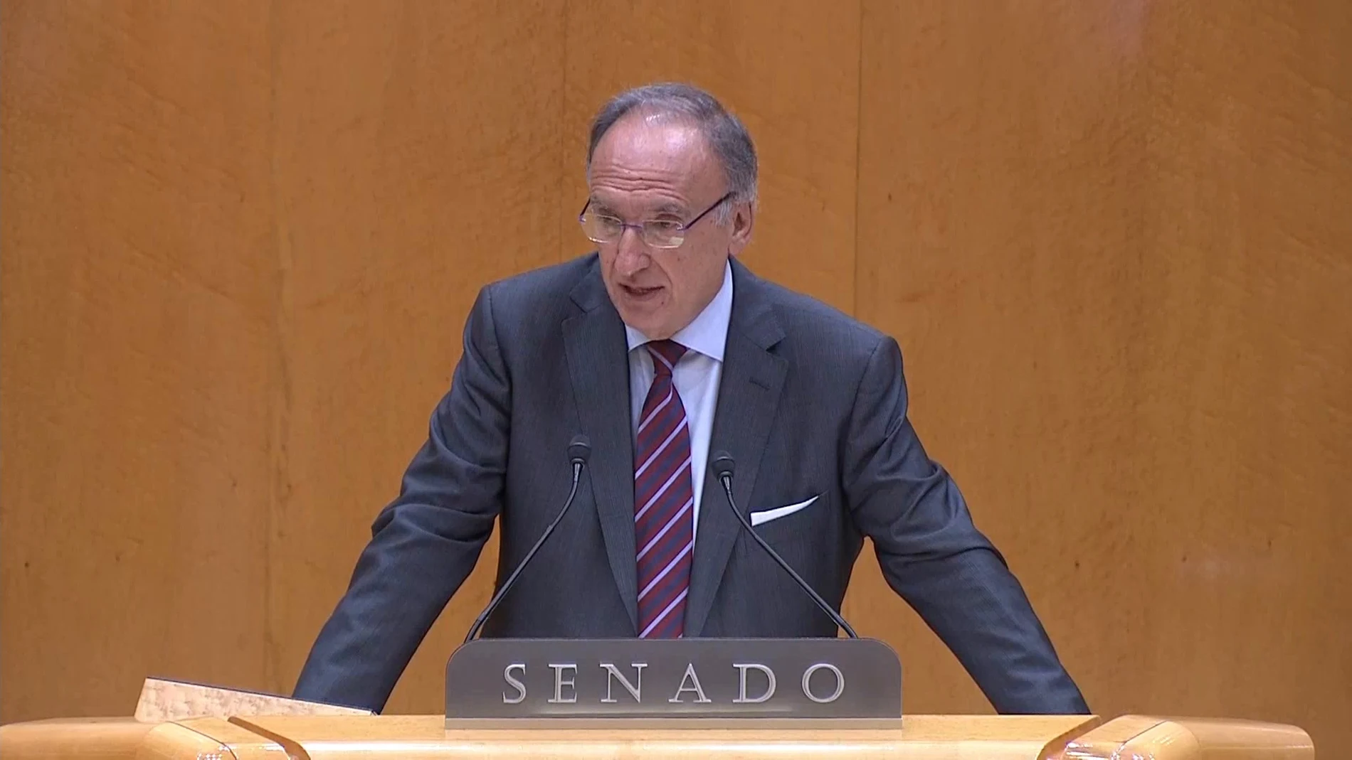 El senador del PSOE Francisco Manuel Fajardo, en una intervención