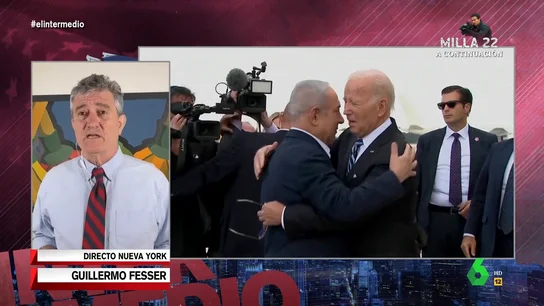 Guillermo Fesser, sobre la crítica de Biden a los ataques de Israel: "Lo condena mientras sigue enviando bombas de destrucción masiva" Guillermo Fesser, sobre la crítica de Biden a los ataques de Israel: "Lo condena mientras sigue enviando bombas de destrucción masiva"