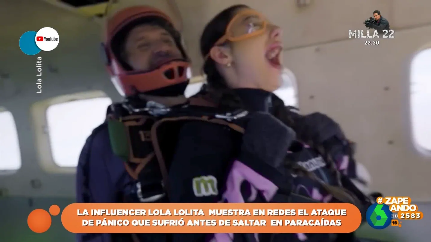 El descacharrante vídeo de Lola Lolita tirándose en paracaídas: "Soy un plátano" El descacharrante vídeo de Lola Lolita tirándose en paracaídas: "Soy un plátano"
