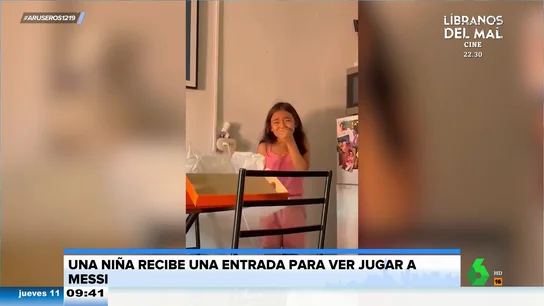Emoción niña Messi (1) Emoción niña Messi (1)