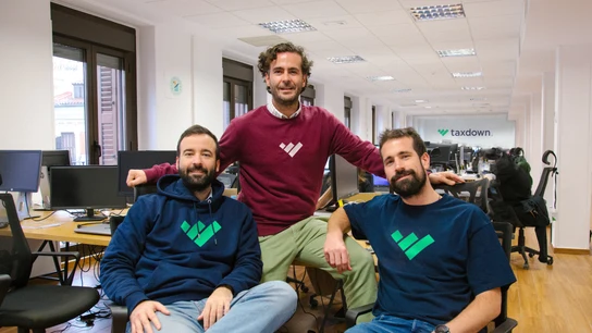 Los fundadores de la 'startup' TaxDown Los fundadores de la 'startup' TaxDown