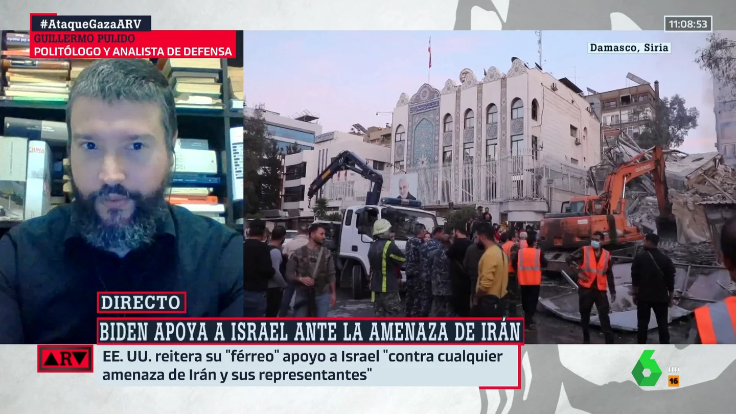 ARV- Guillermo Pulido da las claves sobre cómo podría ser el "inminente" ataque de Irán a Israel ARV- Guillermo Pulido da las claves sobre cómo podría ser el "inminente" ataque de Irán a Israel