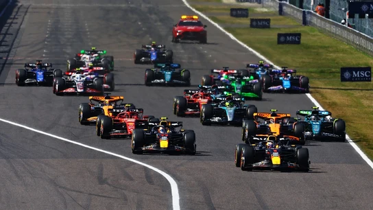 Salida del Gran Premio de Japón de Fórmula 1 Salida del Gran Premio de Japón de Fórmula 1