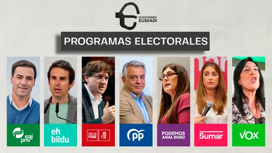 BUSCADOR | Consulta los programas electorales de todos los partidos que se presentan a las elecciones de Euskadi BUSCADOR | Consulta los programas electorales de todos los partidos que se presentan a las elecciones de Euskadi