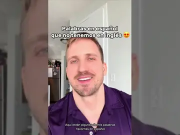 Un tiktoker inglés explica las palabras españolas que no existen en su idioma: "Son mucho mejores" Un tiktoker inglés explica las palabras españolas que no existen en su idioma: "Son mucho mejores"