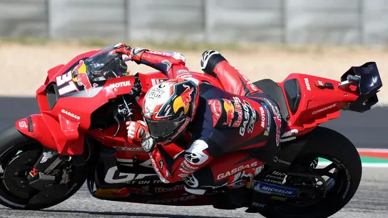 Pedro Acosta, con la KTM de GasGas Pedro Acosta, con la KTM de GasGas