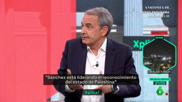 Zapatero reacciona a las palabras de Aznar sobre Palestina