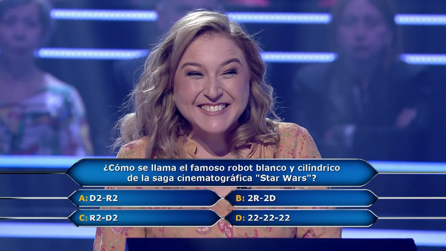 Clara Martínez responde con humor a la pregunta dos de ¿Quién quiere ser millonario?: "¿Le llamaban Arturito, no?" Clara Martínez responde con humor a la pregunta dos de ¿Quién quiere ser millonario?: "¿Le llamaban Arturito, no?"