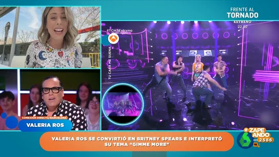 Valeria Ros define su actuación en 'Tu cara me suena': "Era Britney en un momento de los malos" Valeria Ros define su actuación en 'Tu cara me suena': "Era Britney en un momento de los malos"