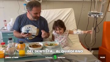 El Hospital Sant Joan de Déu extrae una aguja de dentista del cerebro de una niña de 4 años