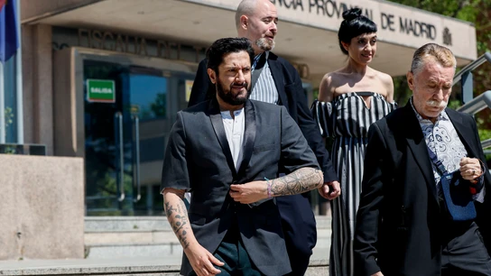 Rafael Amargo a su salida de la Audiencia Provincial de Madrid este lunes. Rafael Amargo a su salida de la Audiencia Provincial de Madrid este lunes.