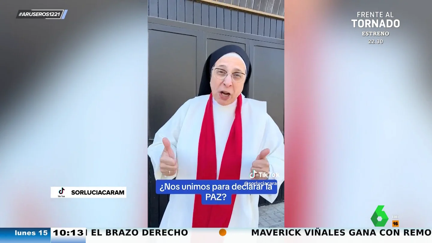 Sor Lucía carga contra los políticos que no luchan por la paz: "Es el momento de decirles que se vayan a..." Sor Lucía carga contra los políticos que no luchan por la paz: "Es el momento de decirles que se vayan a..."