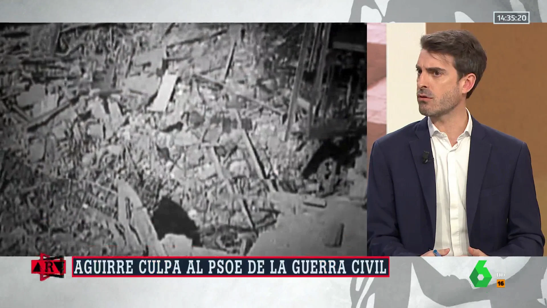 ARV- La respuesta de Pablo Simón a Aguirre tras culpar al PSOE del golpe de Estado del 34: "Será también culpable de la dictadura"