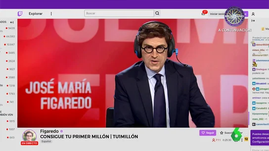 'Figaredo' (Vox) se convierte en 'streamer' "para ayudar a los españoles a ganar su primer millón y que no se lo robe Pedro Sánchez" 'Figaredo' (Vox) se convierte en 'streamer' "para ayudar a los españoles a ganar su primer millón y que no se lo robe Pedro Sánchez"