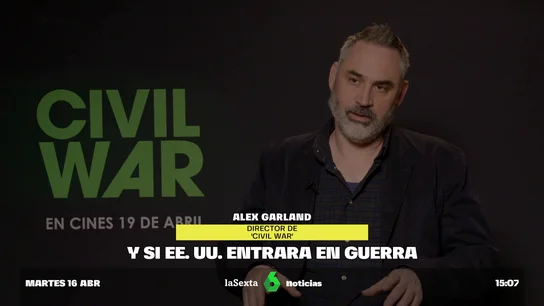 Alex Garland, director de 'Civil War': "Si el extremismo ha crecido es porque la oposición ha alimentado ese fuego" Alex Garland, director de 'Civil War': "Si el extremismo ha crecido es porque la oposición ha alimentado ese fuego"