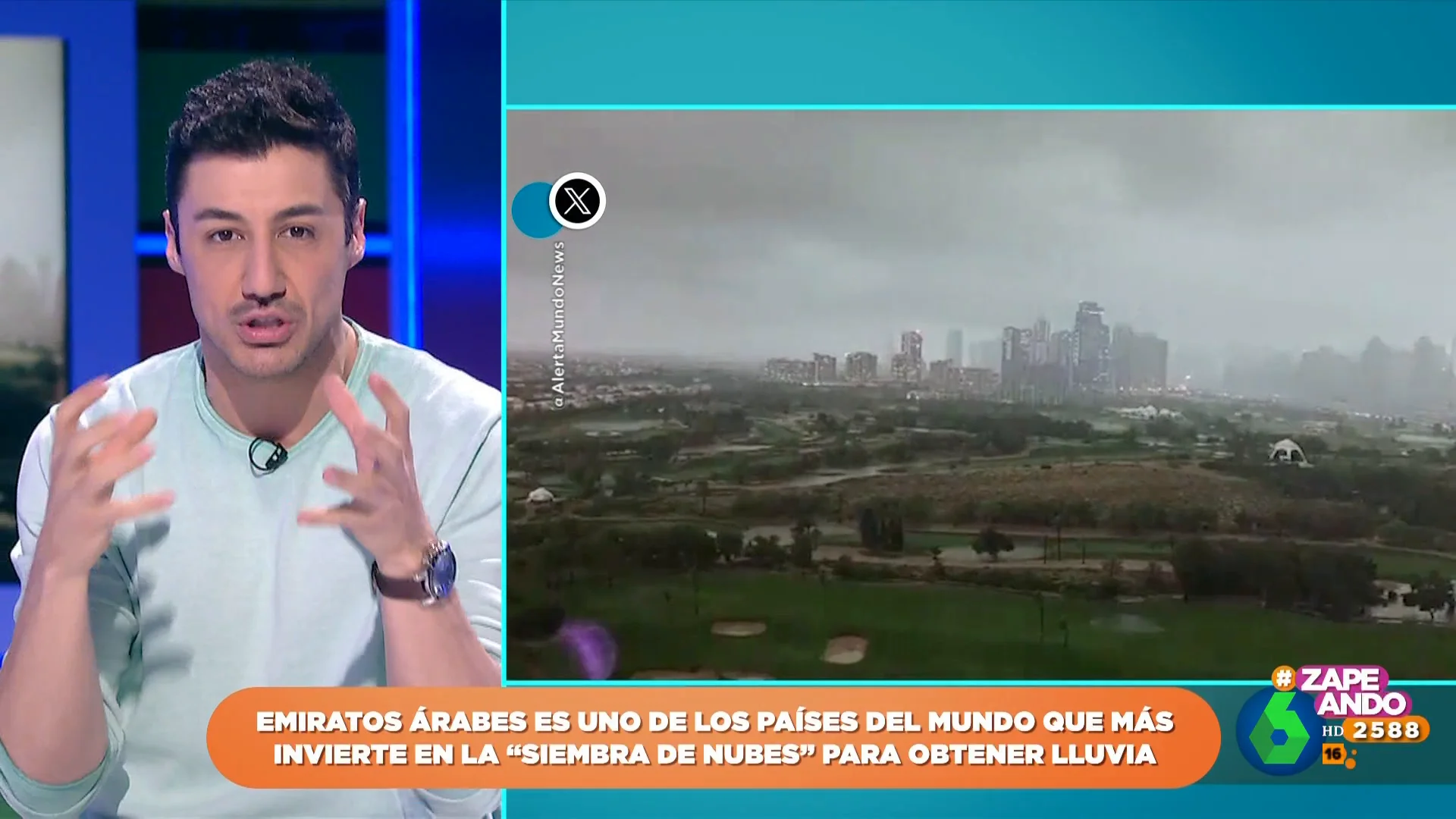 ¿Qué es la 'siembra de nubes'? Francisco Cacho aclara que es un método para "estimular la lluvia"