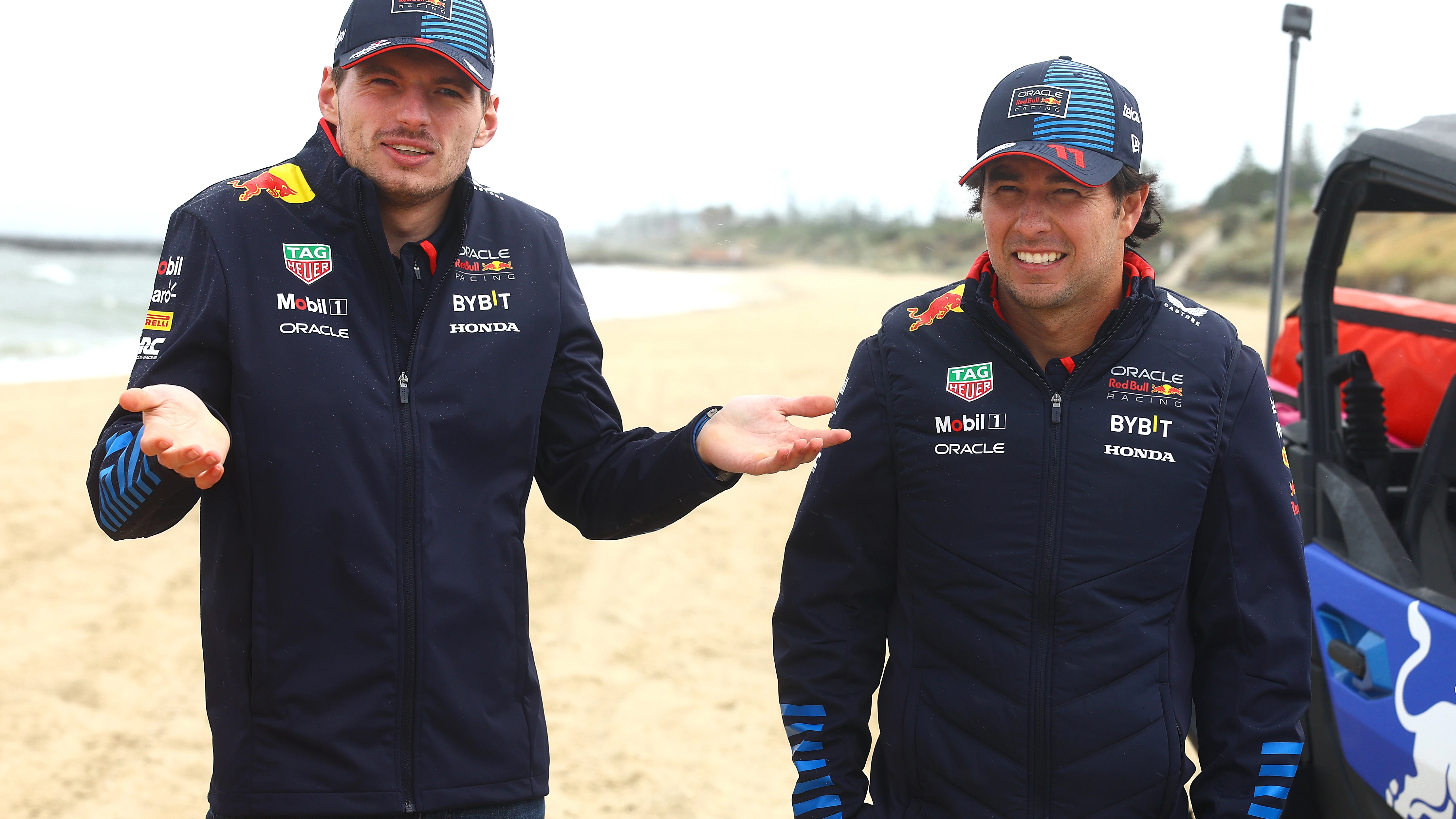 Max Verstappen y Sergio Pérez