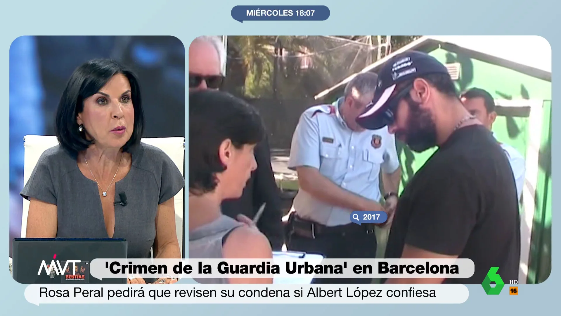 Más Vale Tarde analiza las novedades sobre el 'crimen de la Guardia Urbana' y, en este vídeo, Beatriz de Vicente valora cómo afecta a la condena de Rosa Peral que, como explica el abogado de Albert López, él solo haya confesado ser encubridor.