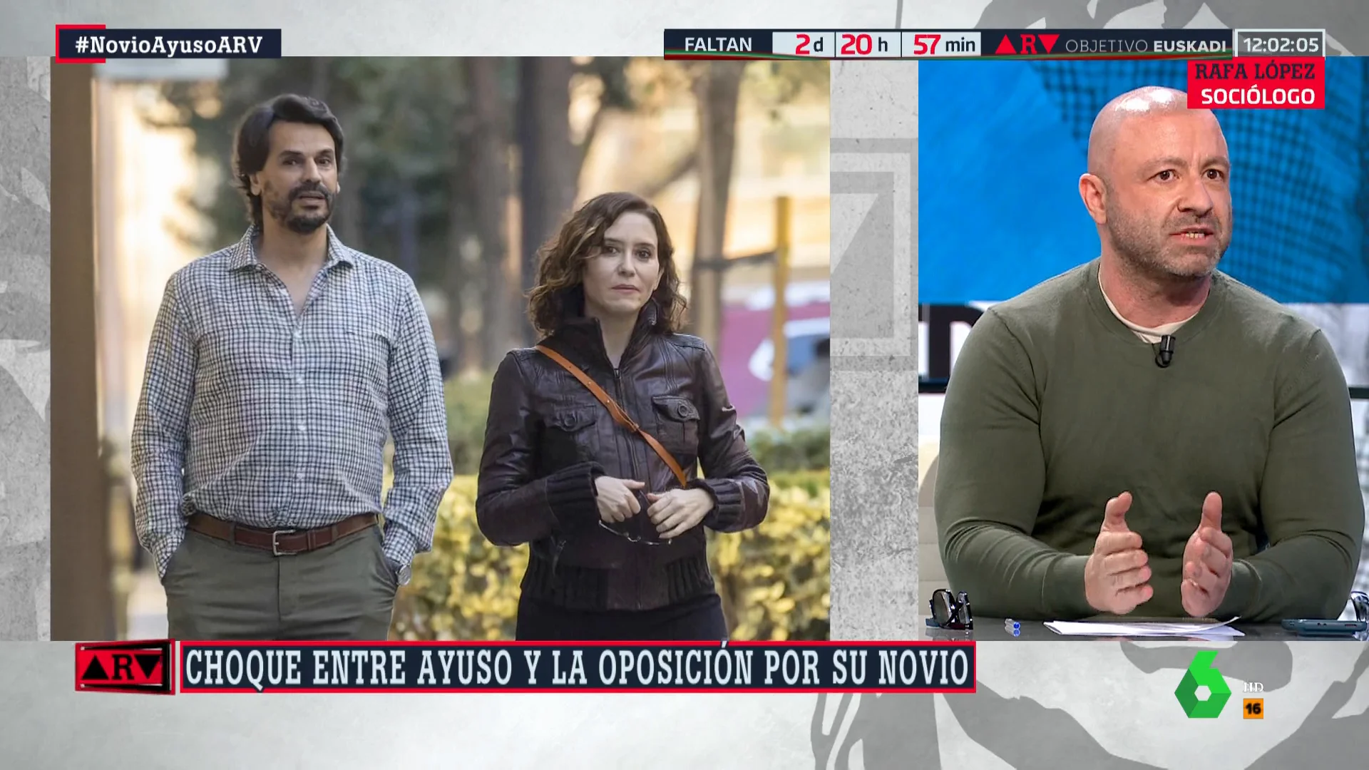 Rafa López, sobre el caso del novio de Ayuso: "No puede ser que sea un ciudadano particular a tiempo parcial"