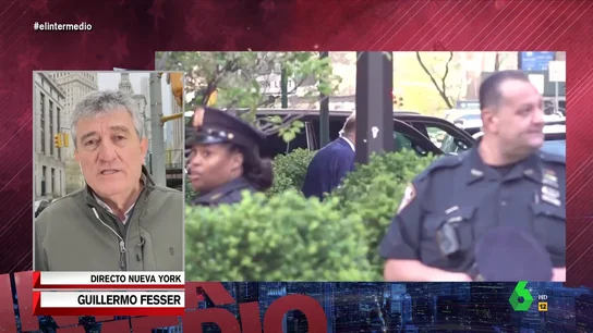 El pronóstico de Guillermo Fesser sobre el juicio a Trump Guillermo Fesser analiza en este vídeo de El Intermedio las últimas novedades del juicio a Donald Trump por los sobornos a la actriz porno Stormy Daniels, como la composición del jurado o el momento en el que el expresidente se quedó dormido.