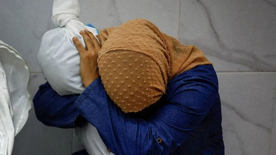 El dolor de las víctimas civiles palestinas. El dolor de las víctimas civiles palestinas.