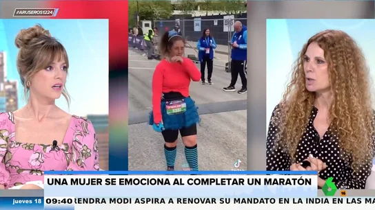 "Cuando acabé el maratón me tomé una cerveza, me pegué el homenaje": la impactante confesión de Angie Cárdenas tras ver un vídeo viral "Cuando acabé el maratón me tomé una cerveza, me pegué el homenaje": la impactante confesión de Angie Cárdenas tras ver un vídeo viral