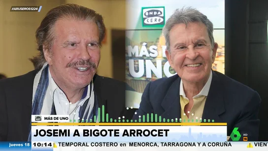 Josemi, a Bigote Arrocet: "Está desteñida la portada del 10 Minutos por culpa de tu tinte de pelo" Josemi, a Bigote Arrocet: "Está desteñida la portada del 10 Minutos por culpa de tu tinte de pelo"