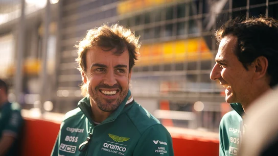 Fernando Alonso y Pedro de la Rosa Fernando Alonso y Pedro de la Rosa