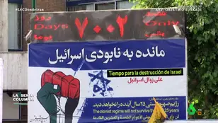 El amenazante reloj que ha colocado Irán en la plaza Palestina de Teherán
