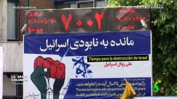 El amenazante reloj que ha colocado Irán en la plaza Palestina de Teherán