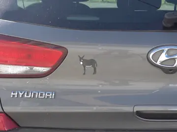 Pegatina del burro catalán Pegatina del burro catalán